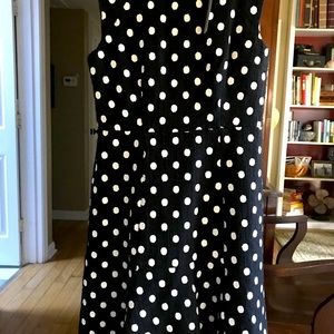 J crew blue and white embroidered dress